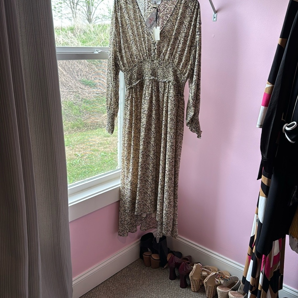 Elegant Floral Maxi Dress